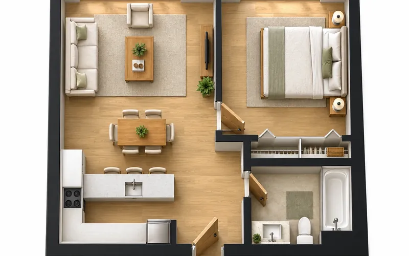 Floor Plan Rendering